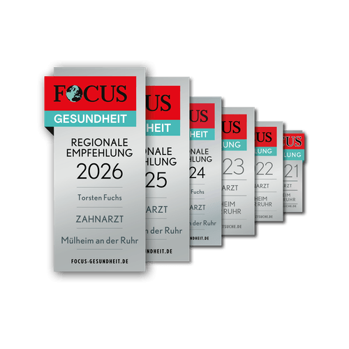 FOCUS Gesundheit – Regionale Empfehlung Zahnarzt 2021 bis 2026
